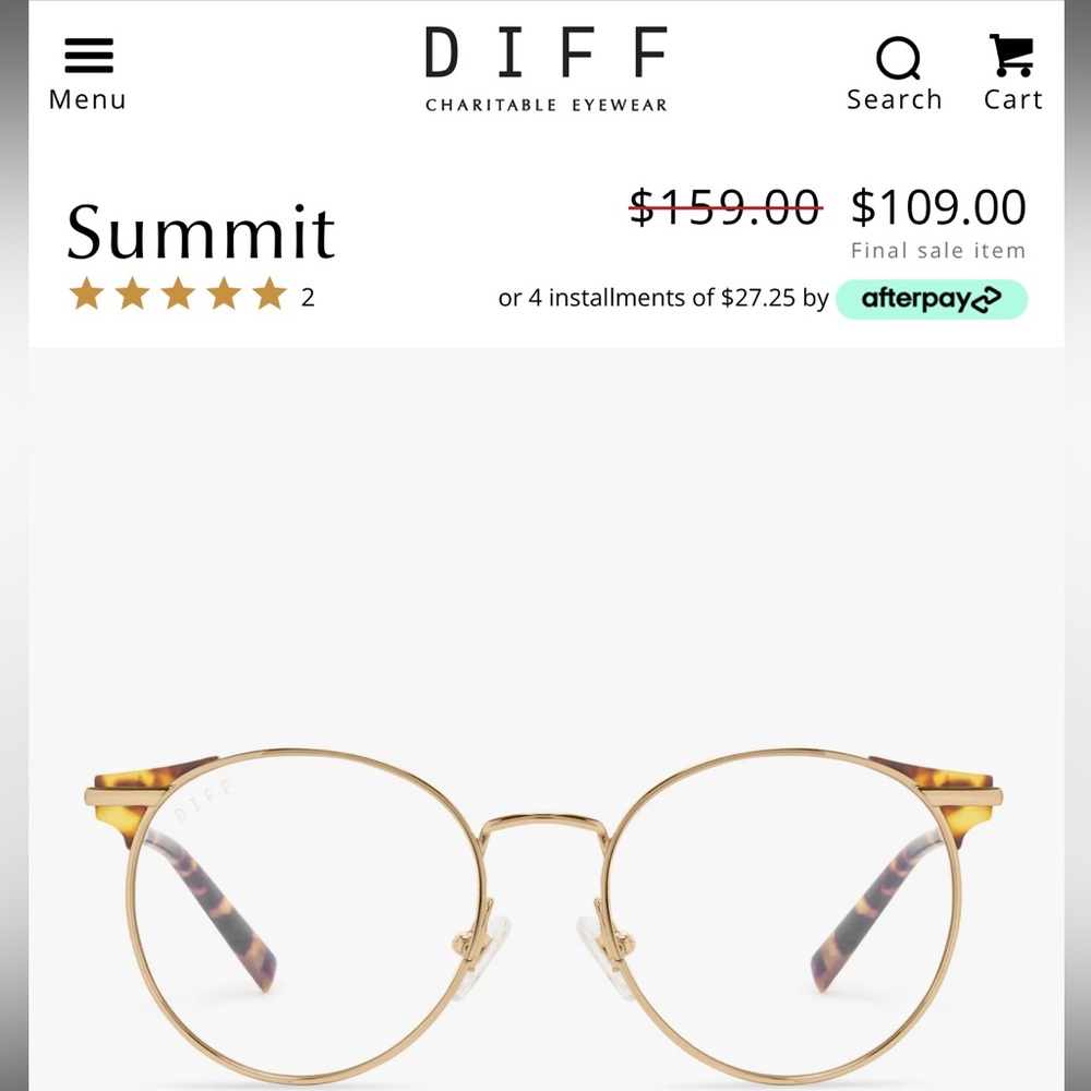 DIFF Eyewear Blue-Light Blocking Glasses